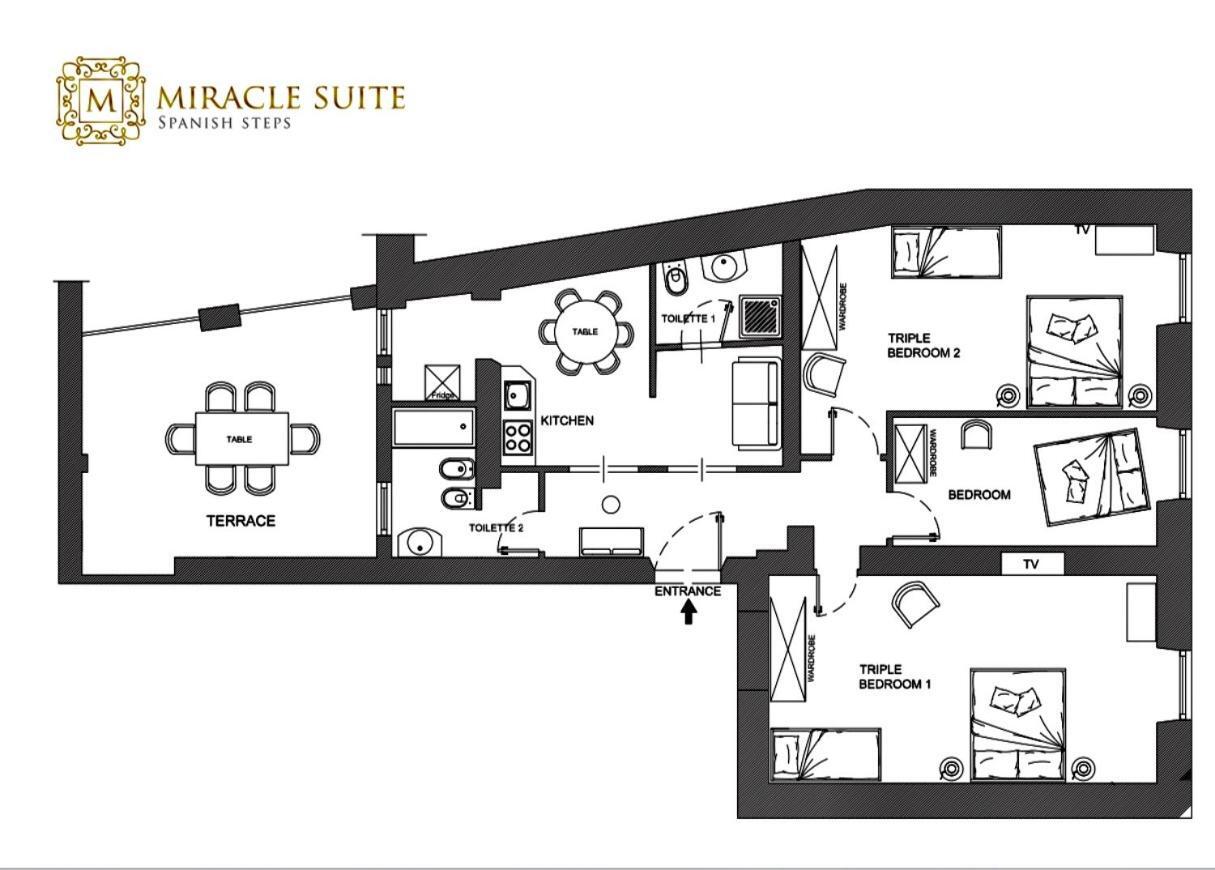 Spanish Steps Miracle Suite โรม ภายนอก รูปภาพ